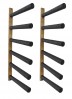 Rack Para 6 Pranchas de Surf - Horizontal - Madeira | Prancharia